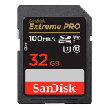 Tarjeta De Memoria 32gb Extreme Pro 100mb/s Sandisk