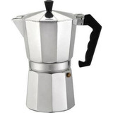 Cafetera Italiana Moka De Aluminio Pulido, 3 Tazas