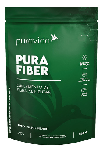 Pura Fiber Puravida Sabor Neutro 250g