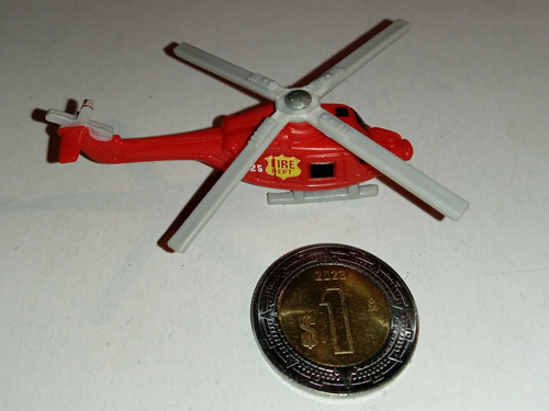 Hot Wheels Planet Micro. Helicóptero. No Es Micromachines!. 