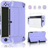 Funda Fanpl Compatible Con Nintendo Switch -morado