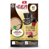 Filtro De Café Cer N°4 (40 Un Papel Ecológico No Blanqueado)