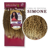 Cabelo Bio Proteína Cacheado Ser Mulher Modelo Simone 330g Cor T27 613