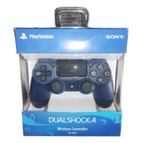 Control Joystick Inalámbrico Sony Dualshock 4 Midnight Blue