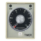 Time Relay 10s 8 Pins Timer Método De Riel Din Para Uso Indu