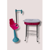 Kit Cadeira E Trocador Boneca Barbie - Usado