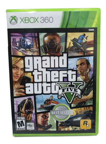 Gta V Para Xbox 360 De Segunda Mano Original 10/10 Como Nuev