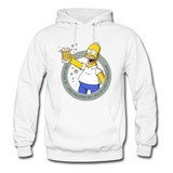 Buzo Homero Simpson Cerveza Unisex Saco Deportivo Hoodie