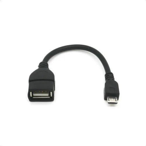 Cable Otg Micro Usb De Metal Para Pendrive Mouse Teclado