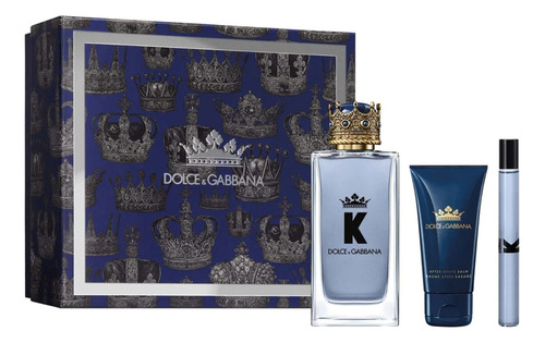 Estuche Dolce & Gabbana K Para Hombre, 3 Piezas. Original. 