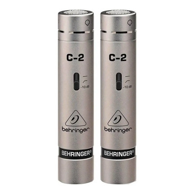 Micrófonos Behringer C-2 Condensador Cardioide color plateado | Meses sin interés