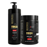 Kit Força Com Pimenta Shampoo 1l + Máscara 1 Kg Bio Extratus