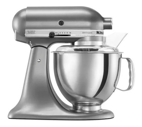 Batidora Planetaria Kitchenaid Artisan Ksm15cu Gris Silver