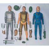 3 Figuras Tipo Plastimarx 2 Caballeros 1 Custer Detalles 70s