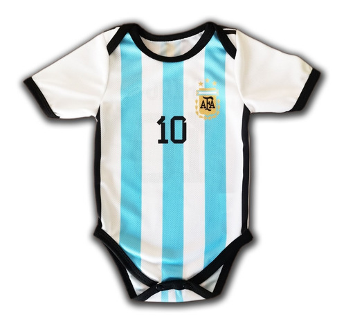 Pañalero Selección Argentina 3 Estrellas Personalizado