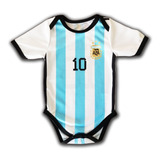 Pañalero Selección Argentina 3 Estrellas Personalizado