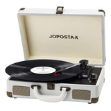 Jorlai Vintage Turntable Player Player De Una Maleta De 3 Ve