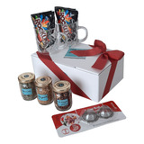 Juego Te Hebras Infusor Tazas Dulces Regalo Set Cumpleaños