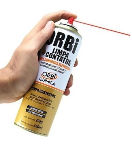 Limpa Contato Elétrico Aerosol 300ml Orbi Química