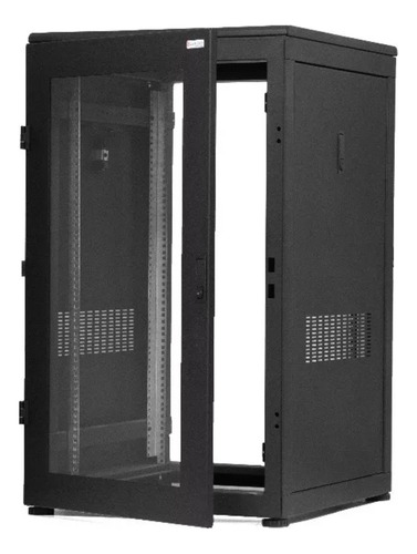 Rack 30 Unidades 19 Pulgadas Quality 600mm Armado Negro