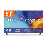 Smart Tv Led 50  Google Tv Uhd 4k Tcl 50p635 3 Hdmi 1 Usb