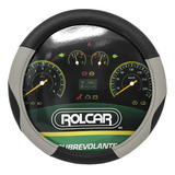 Cubrevolante Universal Negro Con Gris