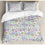 Fundas Para Edredones - Ambesonne Pastel Duvet Cover Set, Or