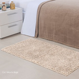 Tapete Para Sala/quarto 50x100 Classic | Oasis Tapetes Comprimento 100 Cm Cor Bege Beira De Cama Largura 50 Cm