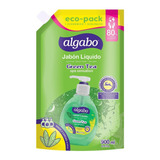 Repuesto Jabón Líquido Green Tea 900ml Eco-pack Algabo