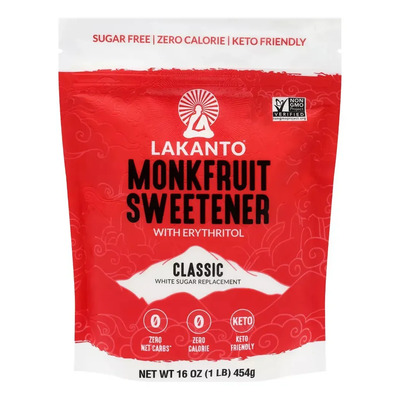Edulcorante Monk Fruit Lakanto Classic Sin Calorías 454g | Envío gratis