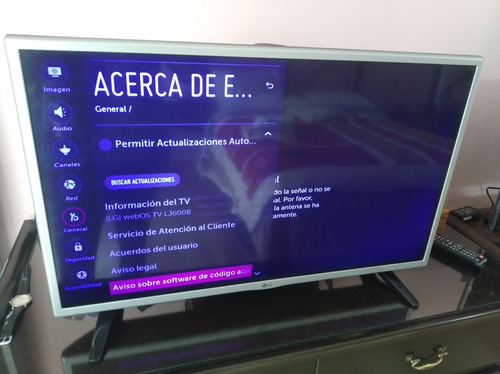 Tv LG 32  Impecable + Control Remoto + Patas