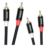 Cable Rca De Audio Calidad Premium Chapeado En Oro 10 Metros
