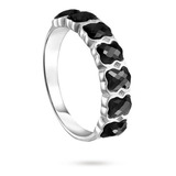 Anillo Mini Ónix De Plata Con Ónix Motivos Oso 918455500