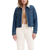 Chaqueta Levis Ovejera Sherpa Trucker Jean Original Peluche