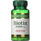 Biotina (10.000mcg 120 Caps Softgels) Nature's Bounty 