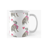 Taza Acuarela Weimaraner Calidad Premium