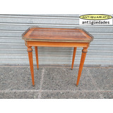 Mesa Ratona Lateral Sillon Estilo Luis Xvi Antigua Mesita