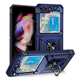 Carcasa Armor Con Anillo Para Samsung Galaxy Z Flip 5