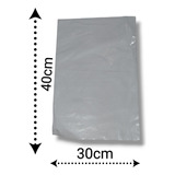 2kg Bolsa Transparente 30x40 (3kg Medida) Biodegradable 