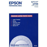 Papel Epson 8.5 X11  Fotografico Premium Luster C/50 S041405