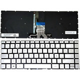 Teclado Plata Con Luz Para Hp 14-dh 14-dq1001la 14-dq1002la