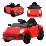 Carro Elétrico Infantil Mini Esportivo Vermelho Até 30kg