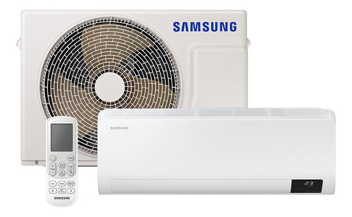 Samsung  Ar09cvhzawknaz Cor Branco 220v