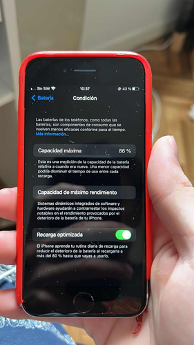 Vendo iPhone SE 2 Generación, 128 Gb, 86% Condición Batería.