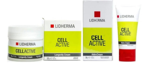 Kit Cellactive Hidro Cream + Longevity Cream Lidherma 