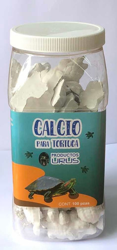 Calcio Para Tortugas 100 Piezas Urus Mayoreo