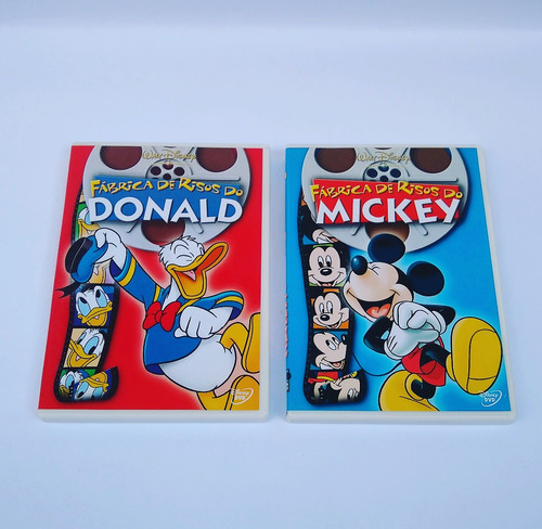 Lote Dvd Fábrica De Risos Do Donald E Do Mickey Walt Disney