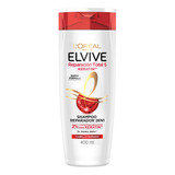 Shampoo Reparación Keratin 2 En 1 Elvive Loreal Paris 400 Ml