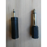 Adaptador Plug Mini Plug 6.5mm 3.5mm