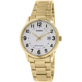 Reloj Casio Para Hombre Mtpv002g-7b Dorado Metal Cuarzo